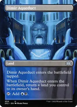 Dimir Aqueduct - Foil Extended Art 2X2 NM MTG - Image 1