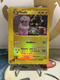Flaaffy 77/165 Reverse Holo Expedition Rare Pokemon Card E-Reader NM - Image 1
