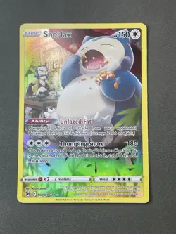 Pokemon Card TCG - Snorlax TG10/TG30 Ultra Rare Lost Origin Trainer Gallery LP - Image 1