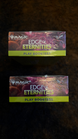 MTG Edge of Eternities Play Booster Display Box Lot x2 Factory Sealed - Image 2