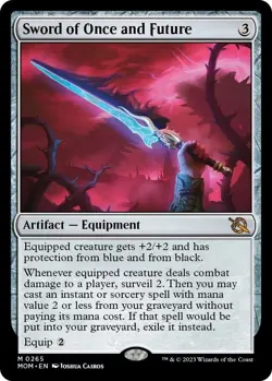 NM Sword of Once and Future, MTG, March of the Machine, Magic the Gathering, 265 - Image 1