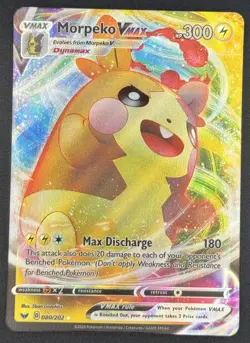 Morpeko VMAX 080/202 Pokemon TCG SWSH01: Sword & Shield Base Set Ultra Rare NM - Image 1