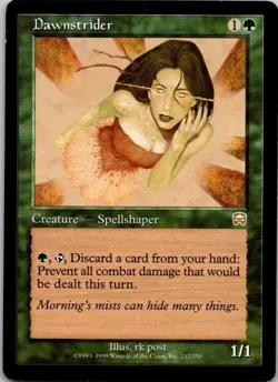MTG Magic the Gathering Dawnstrider Mercadian Masques Played See Scan B - Image 1