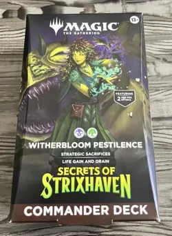 MTG Secrets of Strixhaven Commander Deck Witherbloom Pestilence - Image 1