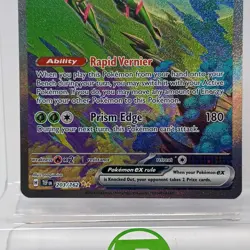 Pokemon TCG Temporal Forces Iron Leaves ex 203/162 Holo Textured English - Image 5