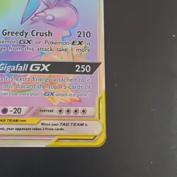Pokemon TCG Mega Sableye & Tyranitar GX Secret Rare Holo SM-Unified Minds 245/2… - Image 5