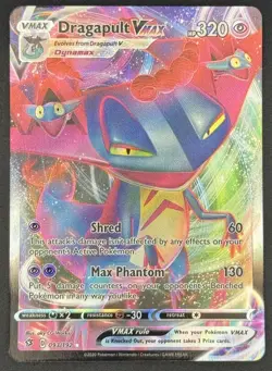 Dragapult VMAX 093/192 Pokemon TCG SWSH02: Rebel Clash Ultra Rare Near Mint - Image 1