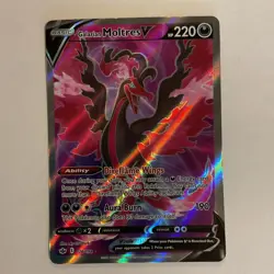 Pokemon Galarian Moltres V 176/198 Chilling Reign Ultra Rare Full Art Holo - Image 1