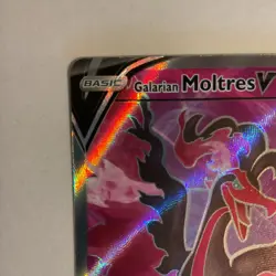 Pokemon Galarian Moltres V 176/198 Chilling Reign Ultra Rare Full Art Holo - Image 2