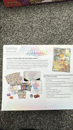 Pokemon Scarlet & Violet Prismatic Evolutions Elite Trainer Box - Image 2