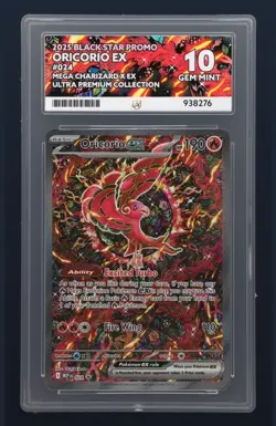 Pokemon TCG Oricorio Ex 024 Black Star Promo Gem Mint Ace 10 Perfect Sub Grades - Image 1