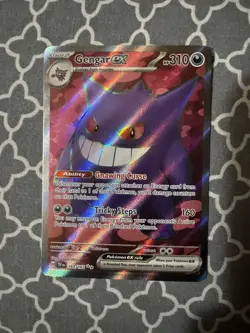 Pokemon Gengar ex 193/162 SV05: Temporal Forces Ultra Rare Holo - Image 1