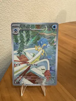 Pokemon TCG Simipour Black Bolt Illustration Rare Holo Card 102/086 - Image 1