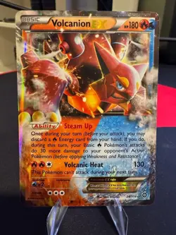 2016 Pokemon Volcanion EX XY Steam Siege 26 - Image 1