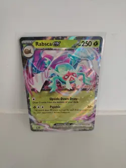 Pokemon TCG Destined Rivals Rabsca EX Holo Card 025/182 Ultra Rare Double Rare - Image 1