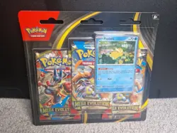 Pokemon Mega Evolution Psyduck Triple Blister Pack - Image 1