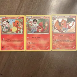 Pokemon TCG Charizard RC5/RC32, Charmeleon RC4/RC32, Charmander RC3/RC32 - Image 1