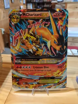 Pokemon JUMBO Mega-Charizard-EX Evolutions 13/106 - Image 1