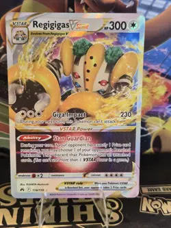 Pokemon Regigigas VSTAR 114/159 Crown Zenith Secret Rare Holo TCG NM - Image 1