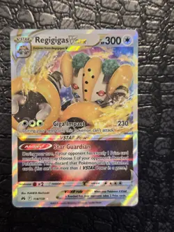 Pokemon Regigigas VSTAR 114/159 Crown Zenith Secret Rare Holo TCG NM - Image 3