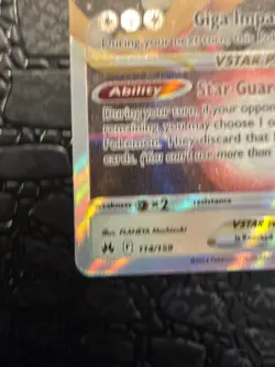 Pokemon Regigigas VSTAR 114/159 Crown Zenith Secret Rare Holo TCG NM - Image 4