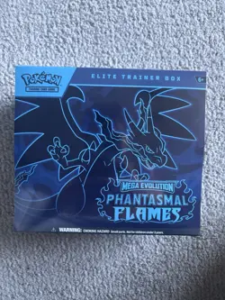Pokemon TCG Mega Evolution Phantasmal Flames Elite Trainer Box ETB - Image 1