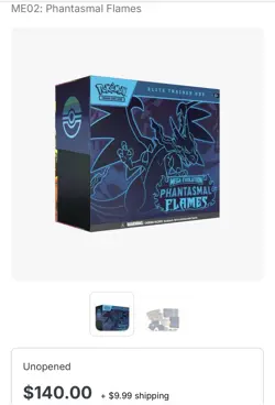 Pokemon TCG Mega Evolution Phantasmal Flames Elite Trainer Box ETB - Image 3