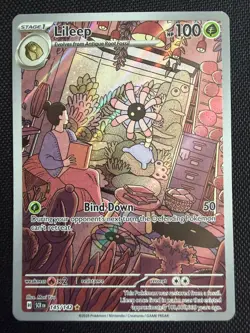 Pokemon TCG Lileep 145/142 Illustration Rare Stellar Crown - Near Mint - Image 1