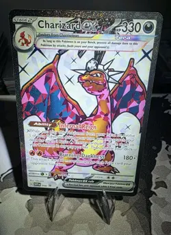 Pokemon TCG Charizard EX 56 Black Star Promo SVP Full Art NM/M - Image 1