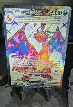 Pokemon TCG Charizard EX 56 Black Star Promo SVP Full Art NM/M - Image 5