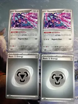 2024 Pokemon Shrouded Fable Genesect 40/64 X2 - Image 3