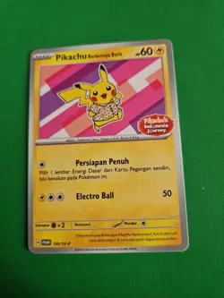 Pokemon Pikachu Berkemaja Batik Promo Indonesia Journey 190/SV-P Indonesian - Image 1
