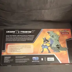 Pokemon Lucario V & Tyranitar V Heavy Hitters Premium Collection Box 14 Boosters - Image 2