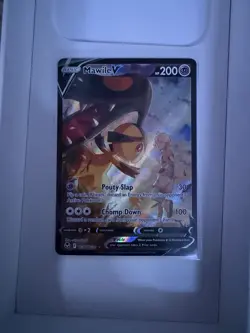 Mawile V TG17/TG30 Ultra Rare Holo Silver Tempest Trainer Gallery Pokemon NM - Image 1
