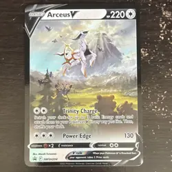 Pokemon Arceus V Holo Promo SWSH: Sword & Shield SWSH204 220 HP Power Edge 130 - Image 2