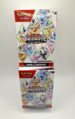 LOT OF 2 - Pokemon Scarlet & Violet Prismatic Evolutions Booster Eevee & Friends - Image 2