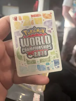 Lightning Energy 2010 World Championship Full Art Pokemon Card MP - Image 2