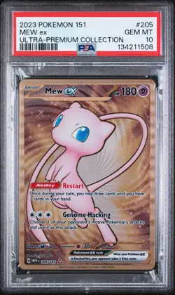 2023 Pokemon 151 Ultra-Premium Collection Metal Mew 205 PSA 10 GEM MT - Image 1