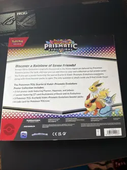 Pokemon TCG Scarlet Violet Prismatic Evolutions PE Poster Collection New Sealed - Image 2