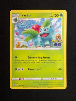 Ivysaur 002/078 Uncommon LP - Pokemon TCG Sword & Shield Pokemon Go PGO - Image 1