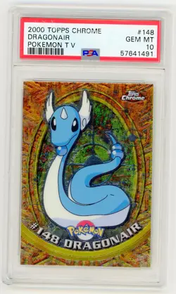 Dragonair Pokemon 2000 Topps Chrome PSA 10 #148 - Image 1