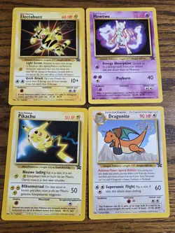 Pokemon Wotc Black Star Promos 1st Movie Promos # 2,3,4&5 - Image 1