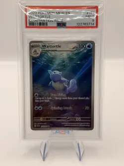 Pokemon TCG Wartortle 171/165 Scarlet & Violet 151 Illustration Rare PSA 9 - Image 1