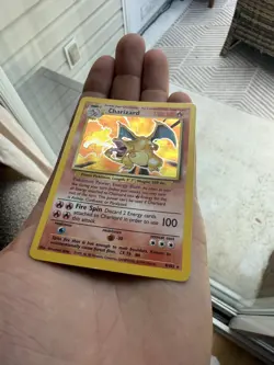 CHARIZARD 1998 POKEMON ORIGINAL BASE SET RARE HOLO 4/102 Q0106 - Image 2