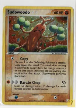 Sudowoodo 15/115 Holo Rare Unseen Forces Pokemon Holo Moderately Played - Image 1
