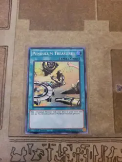 YUGIOH PENDULUM TREASURE DAMA-EN068 SUPER 1ST ED NM - Image 1