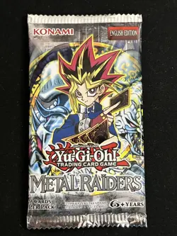 Yugioh Yu-Gi-Oh Metal Raiders Unlimited Booster Pack English Sealed Unweighted - Image 1