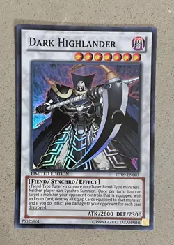 Dark Highlander YUGIOH CT109-EN007 Super Rare Holofoil - Image 1