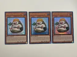 Yugioh - Rescue Hedgehog x 3 - 1st Edition Ultra Rare NM - Free Holo - A - Image 1