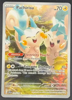 Pachirisu 208/198 Pokemon SV01: Scarlet & Violet Base Set Illustration Rare NM - Image 1